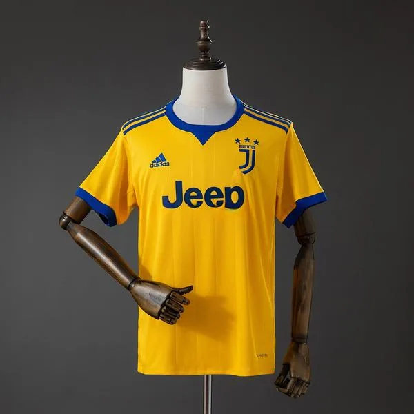 Camiseta de fútbol Juventus 2017/18 VISITANTE MANGA CORTA VERSION FAN